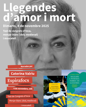Caterina Valriu narra Llegendes d’amor i mort | 