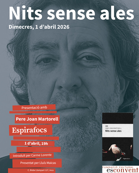 Pere Joan Martorell presenta Nits sense ales | 