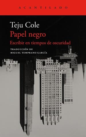 Papel negro | 9788419958570 | Cole, Teju