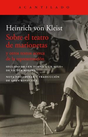 Sobre el teatro de marionetas | 9788419958648 | Von Kleist, Heinrich