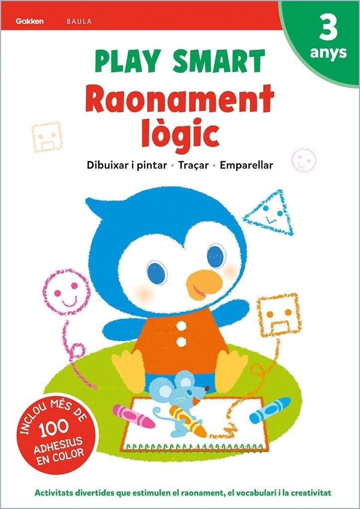 Play Smart Raonament lògic 3 anys | 9788447944095 | Equip Gakken