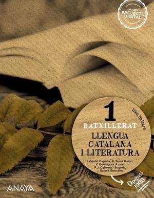 Llengua catalana i literatura 1. | 9788414311066 | Berenguer Aznar, Vicent/Cabrera i Sogorb, Francesc Josep/Soler i González, Jeroni/Cerdó Capella, Isa
