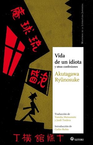 Vida de un idiota | 9788493820497 | Akutagawa, Ryûnosuke