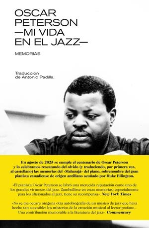 OSCAR PETERSON: MI VIDA EN EL JAZZ. MEMORIAS | 9788418404696 | Peterson, Oscar