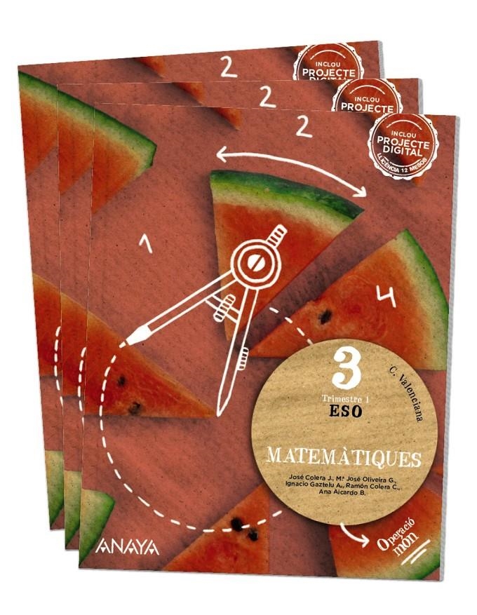 Matemàtiques 3. | 9788414305720 | Colera Jiménez, José/Gaztelu Albero, Ignacio/Oliveira González, Mª José/Colera Cañas, Ramón/Aicardo