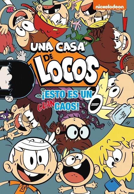Una casa de locos. Cómic 2 - ¡Esto es un gran caos! | 9788448852986 | Nickelodeon
