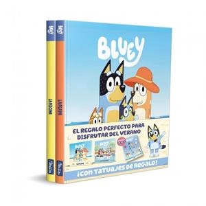 Bluey. Un cuento - ¡A la playa! ¡A la piscina! Pack con dos libros de Bluey para | 9788448874308 | Bluey