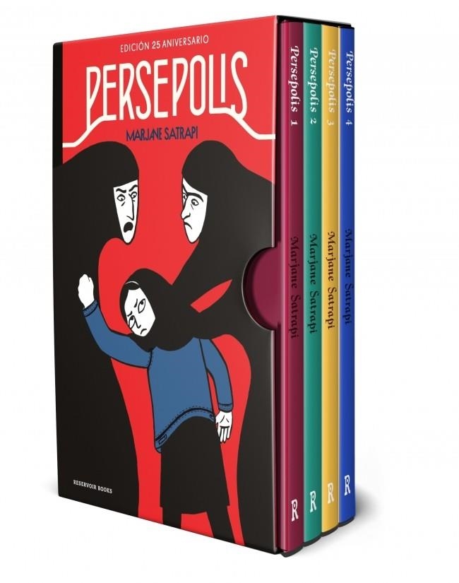Persépolis (Estuche - edición 25 aniversario) | 9788410352568 | Satrapi, Marjane