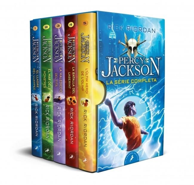 Percy Jackson i els déus de l'Olimp - La sèrie completa | 9788418173738 | Riordan, Rick