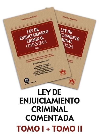 Ley de Enjuiciamiento Criminal - Código comentado | 9791370650407 | Barja de Quiroga López, Jacobo/Villegas García, María de los Ángeles/Encinar del Pozo, Miguel Ángel/