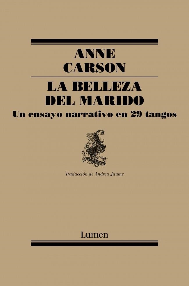 La belleza del marido | 9788426407184 | Carson, Anne